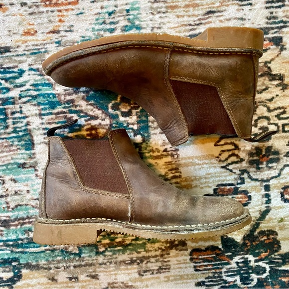 Blundstone Rustic Brown Leather Chelsea Boots - Picture 1 of 7